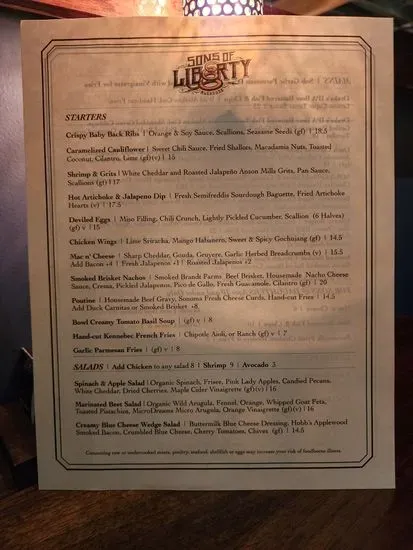 Menu 5