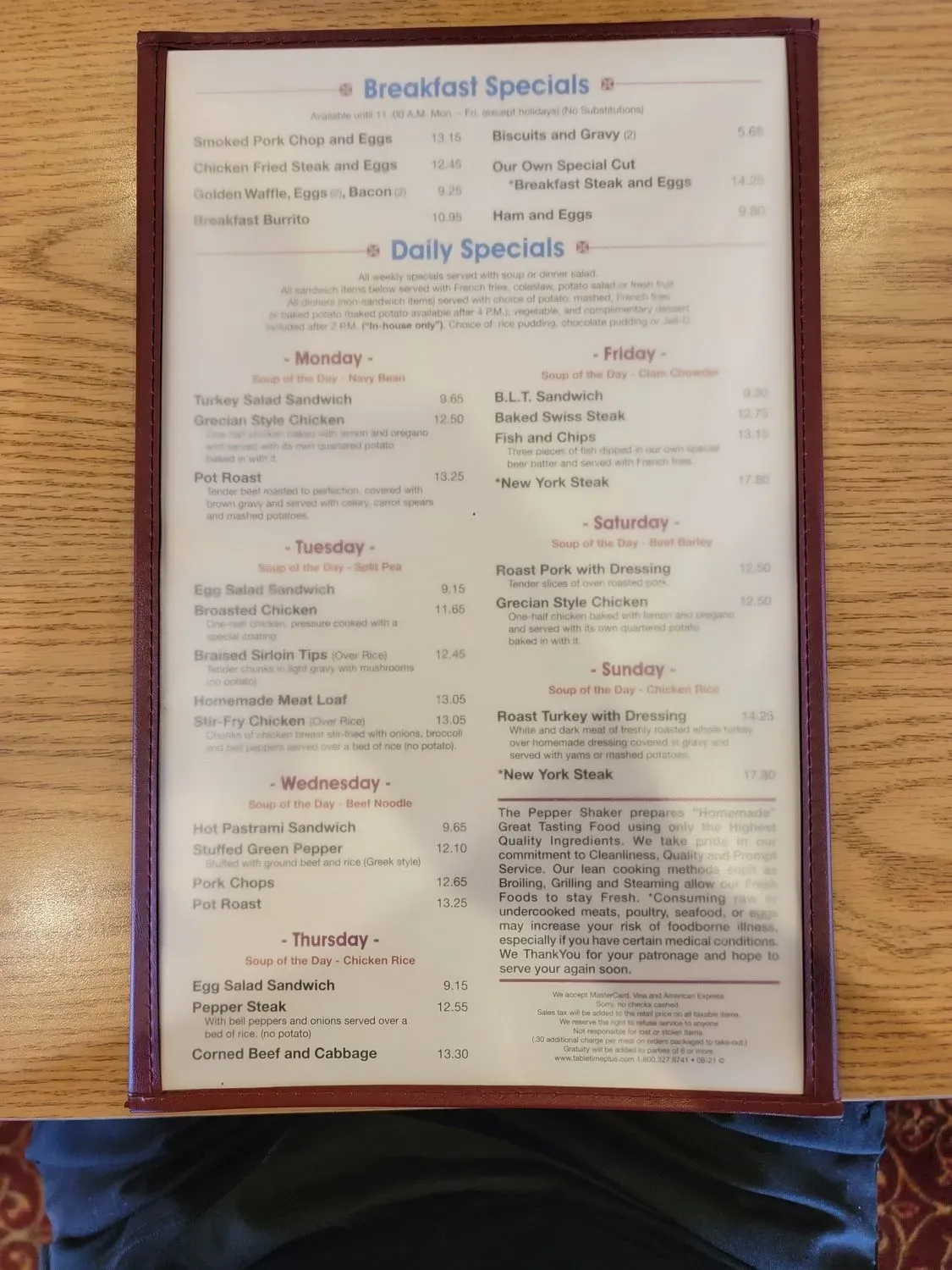 Menu 6