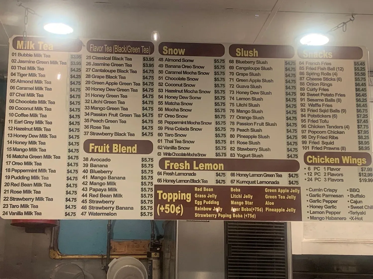 Menu 5