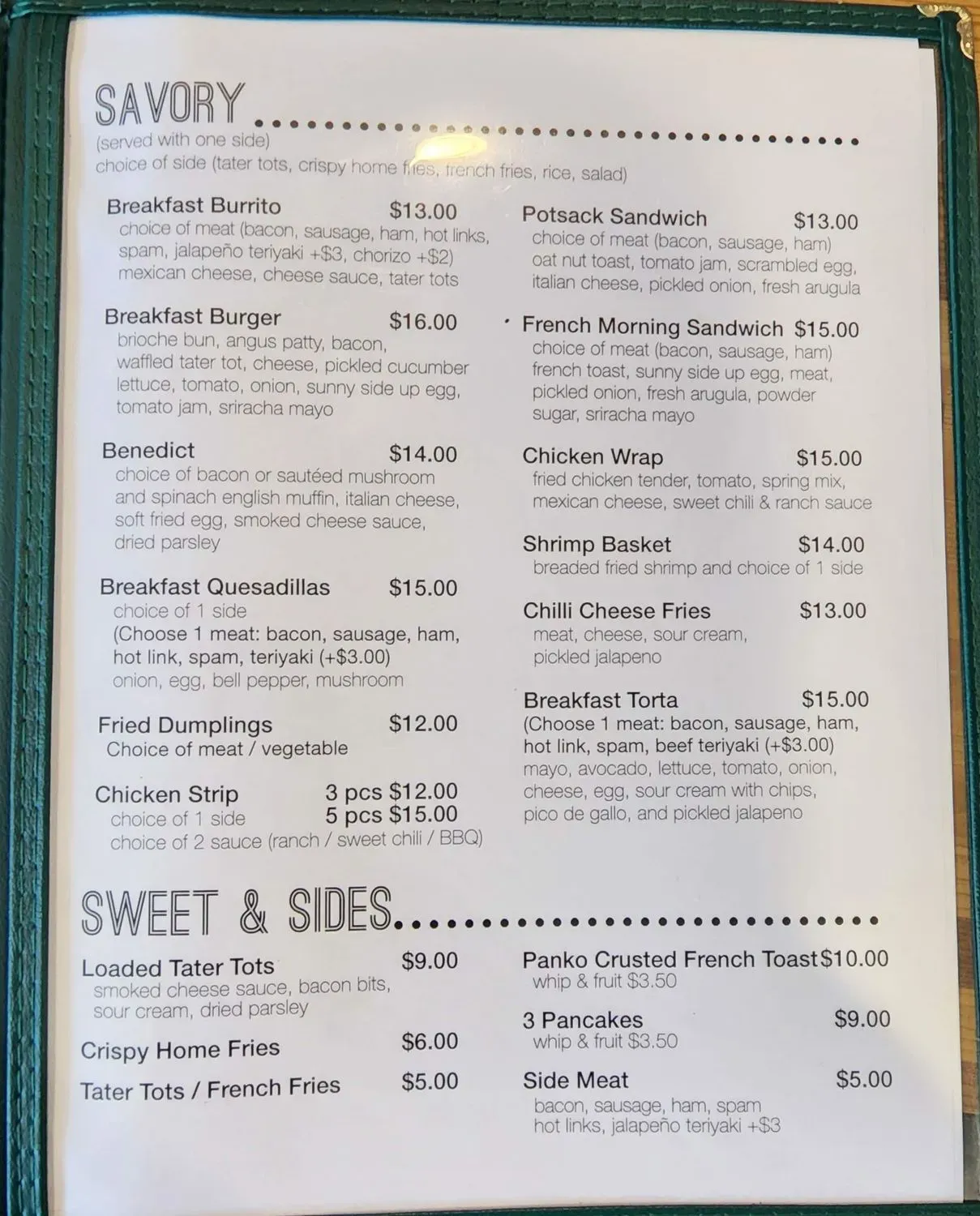 Menu 2