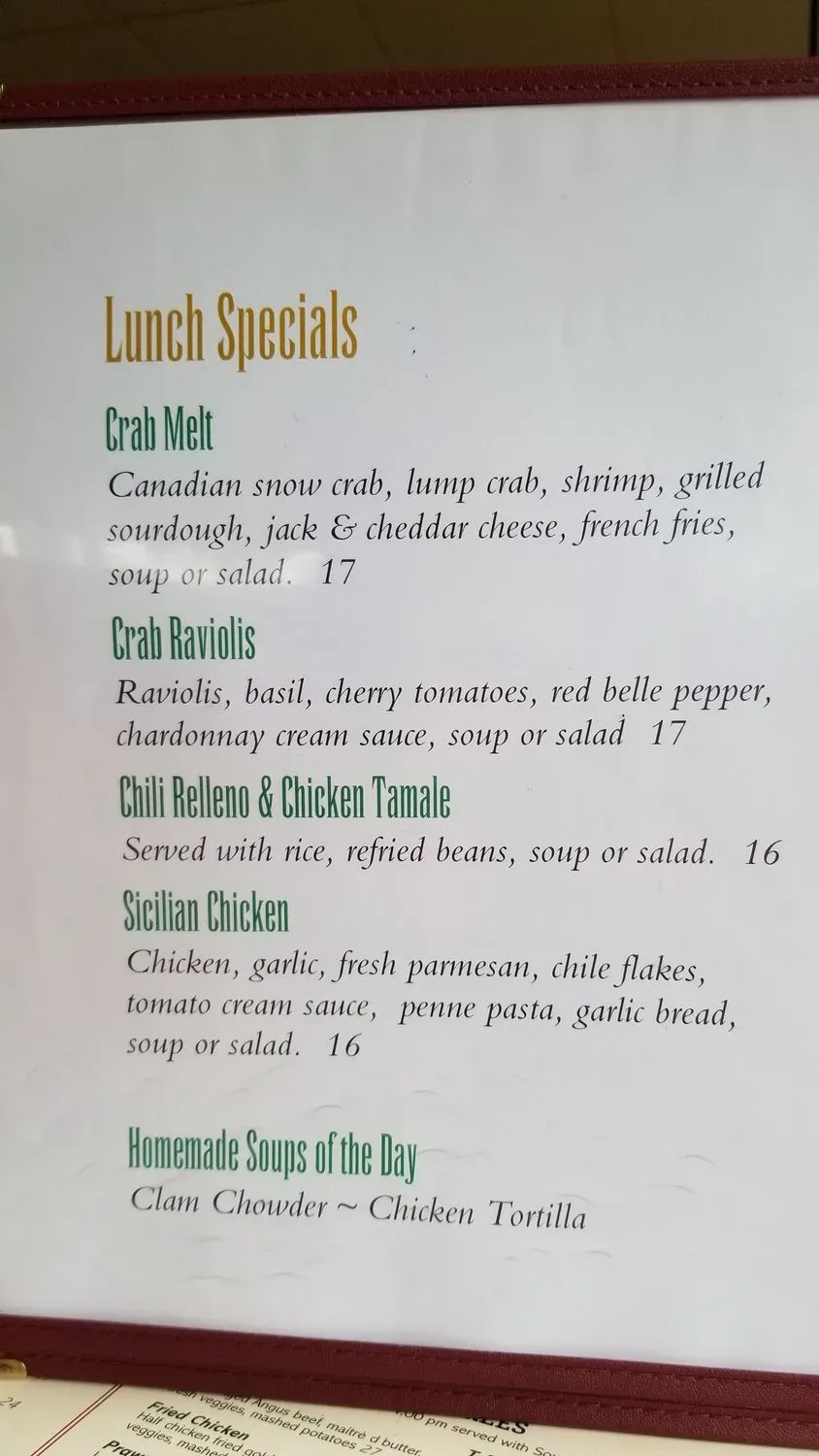 Menu 4