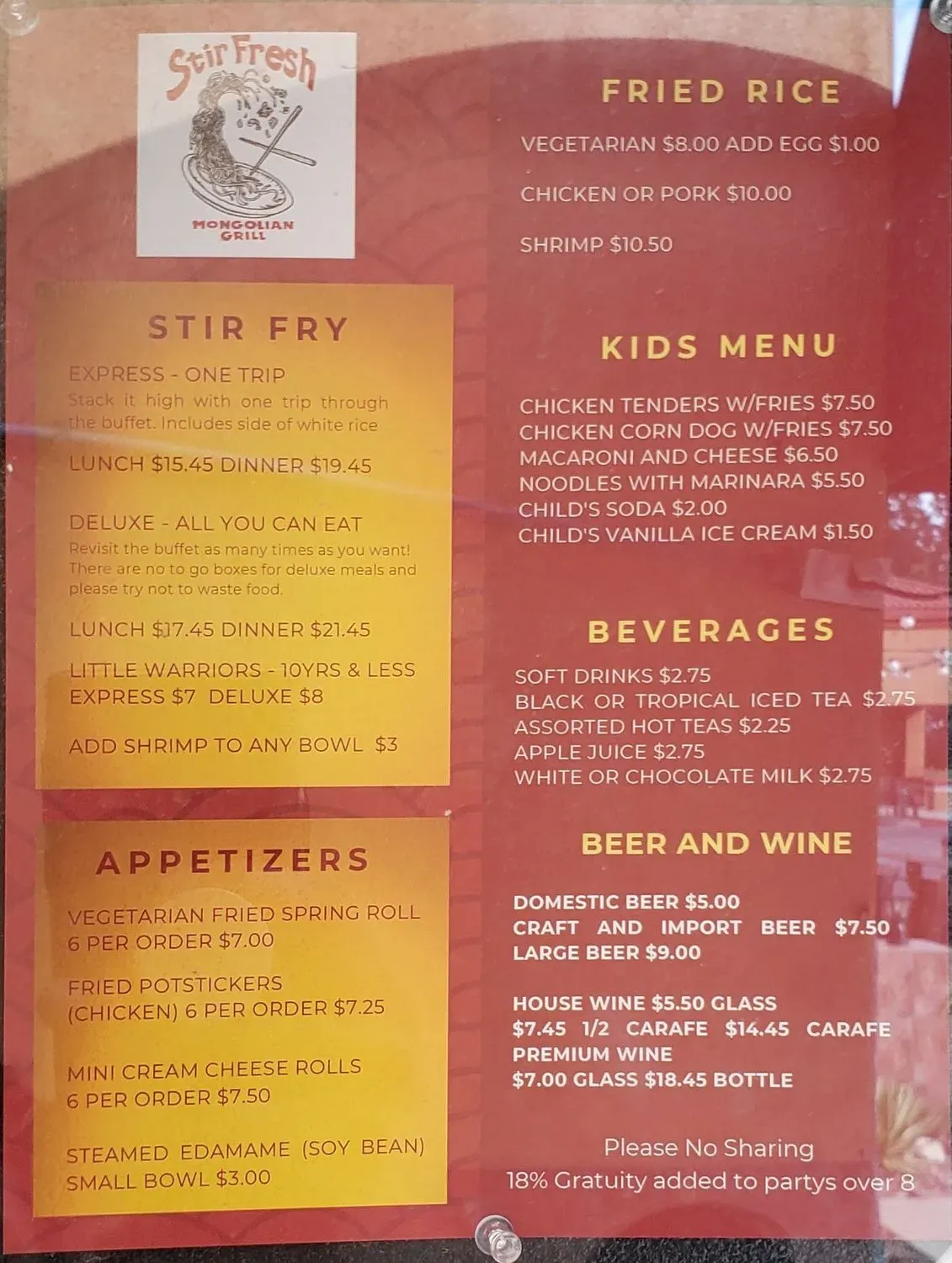 Menu 2