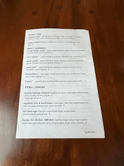 Menu 6