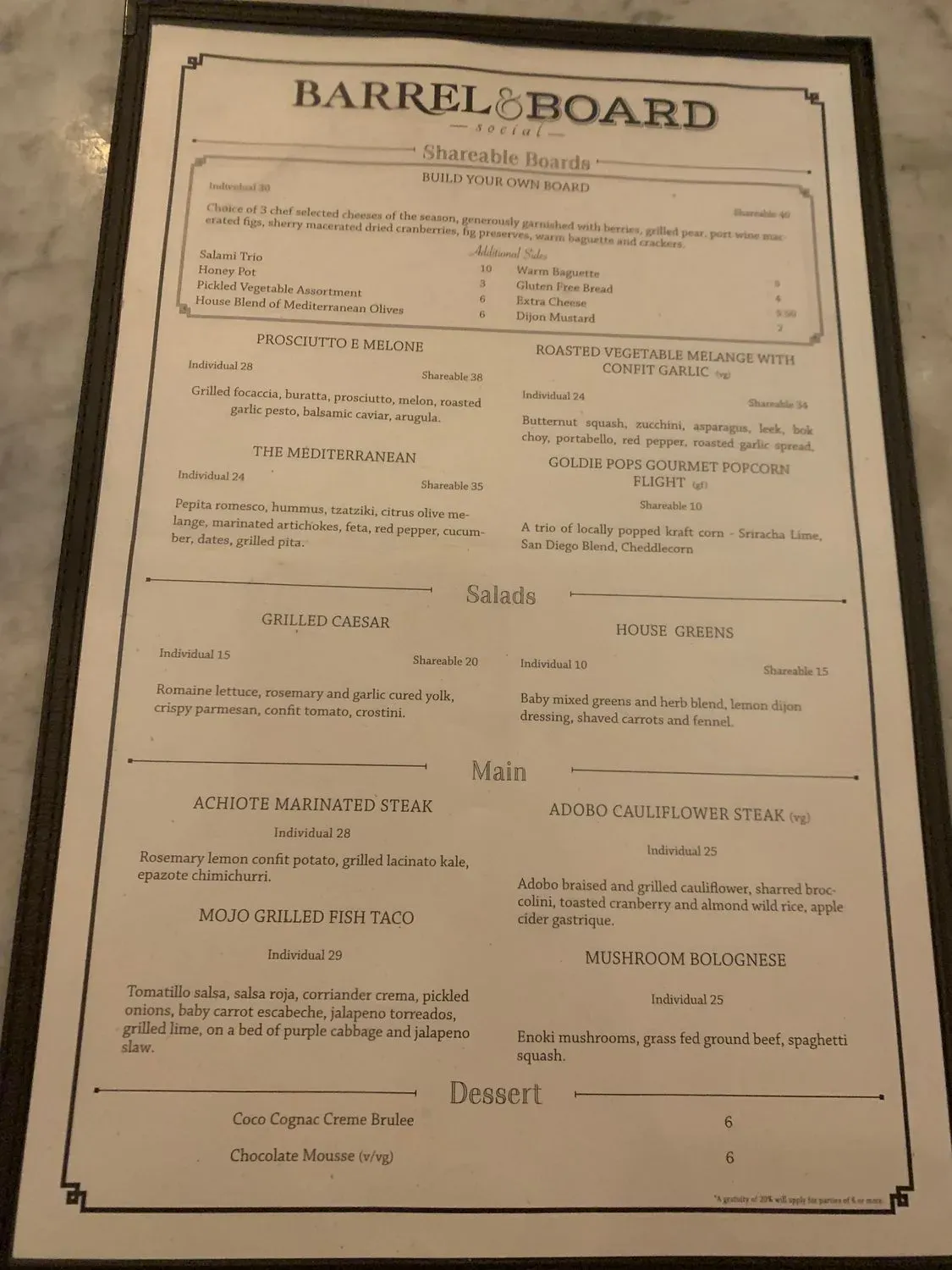 Menu 6