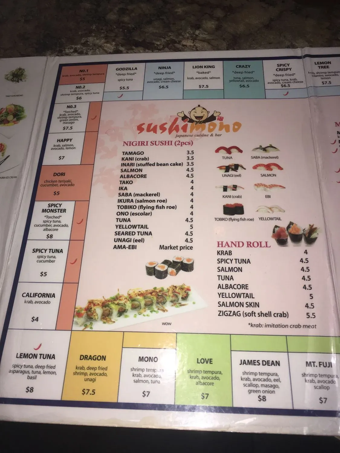 Menu 5