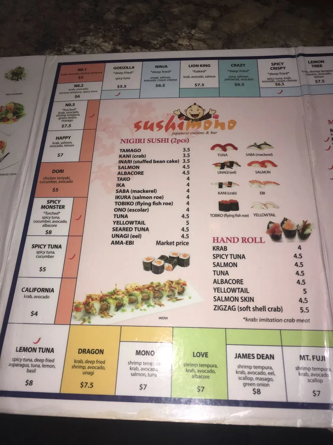 Menu 6