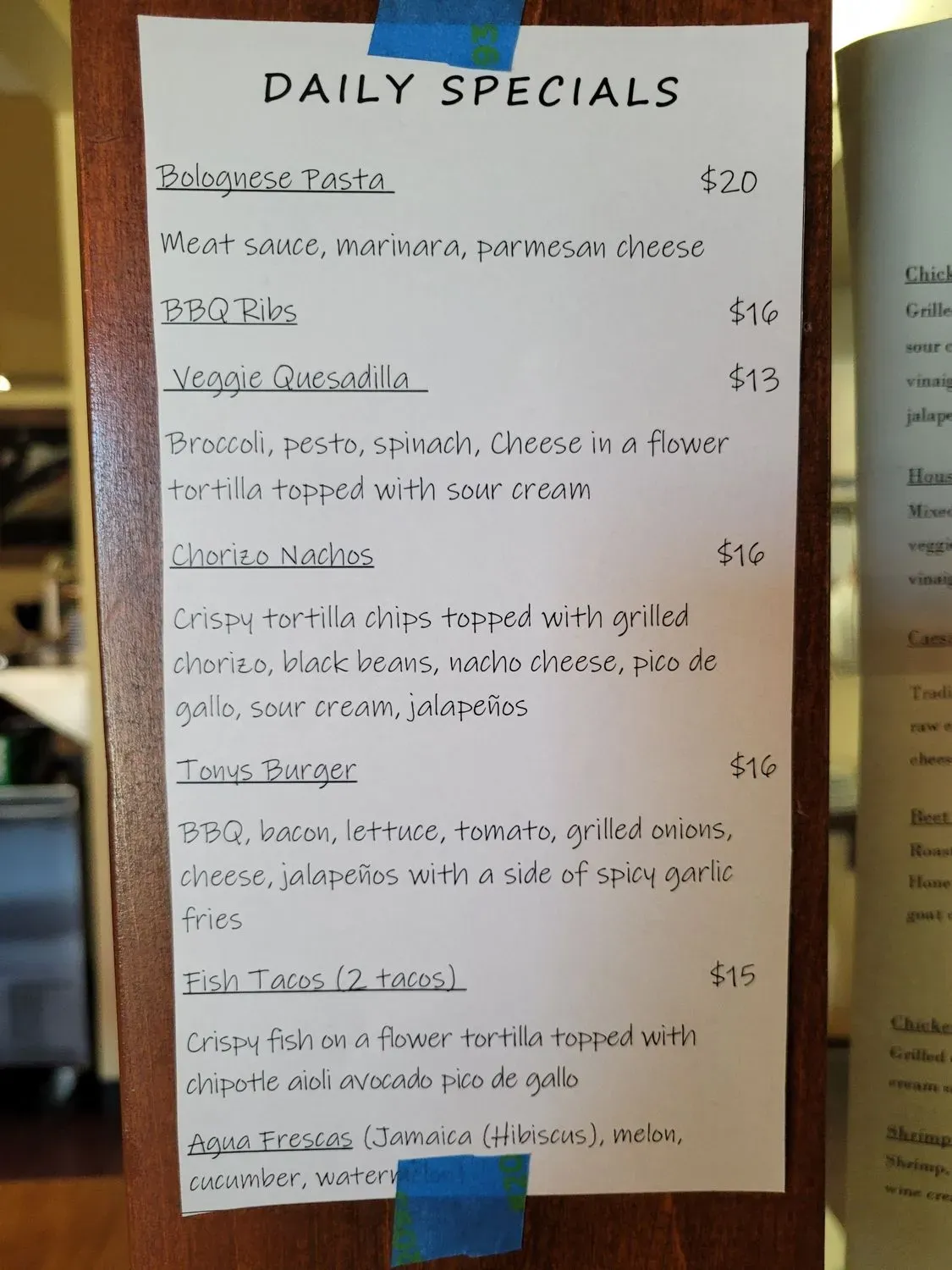 Menu 3