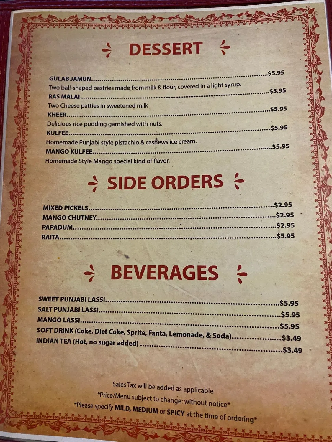 Menu 2