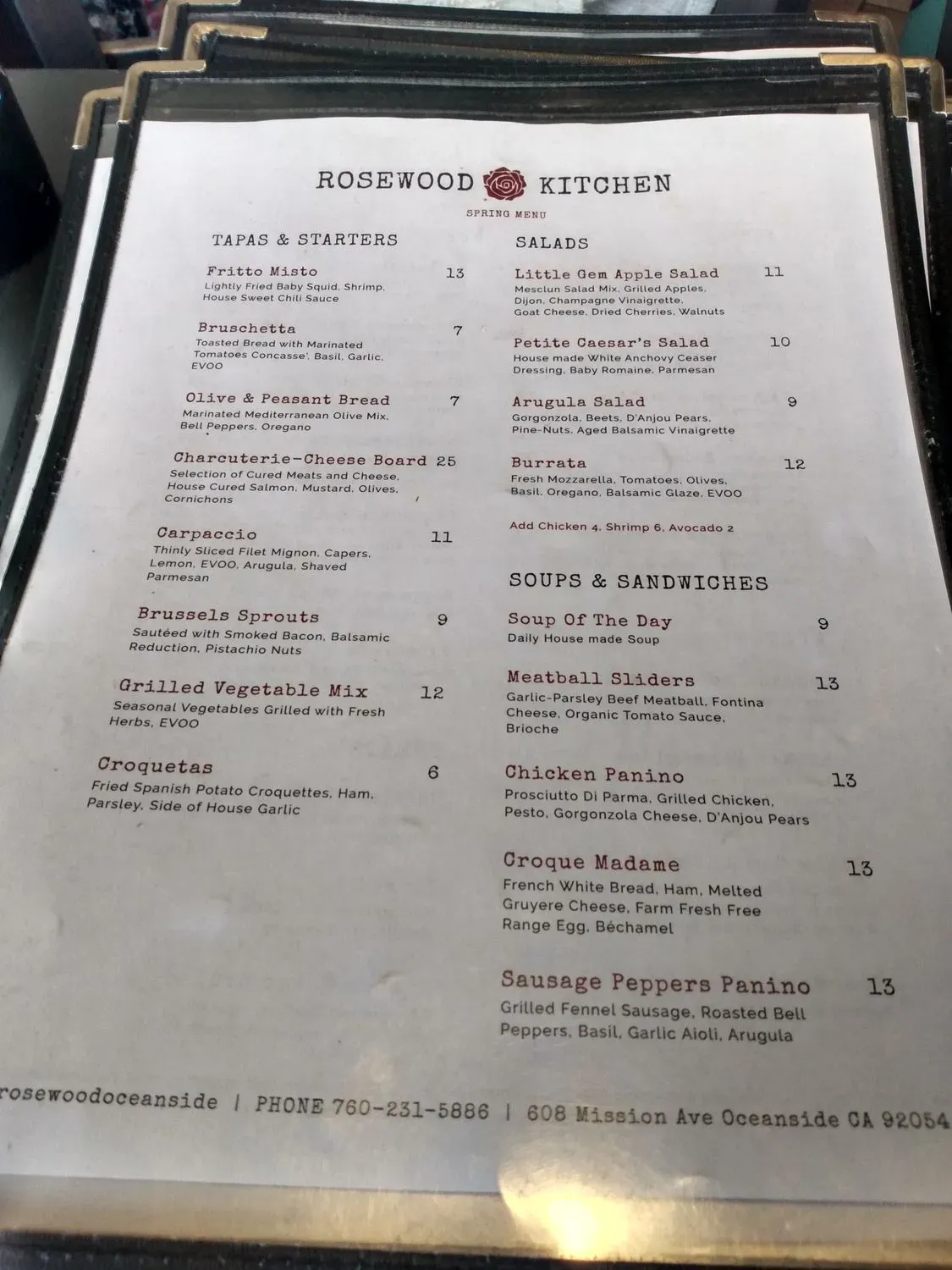 Menu 6