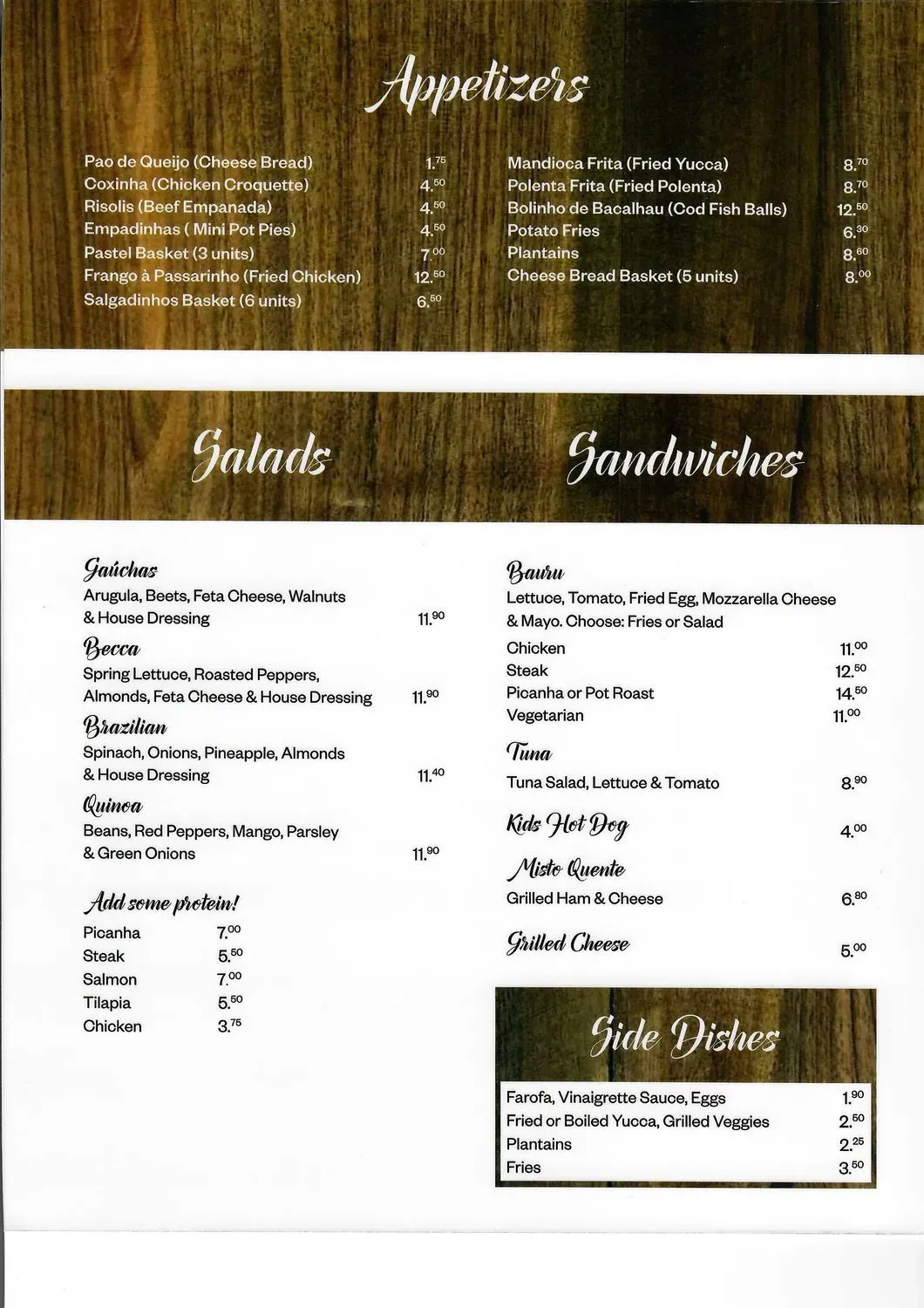 Menu 2