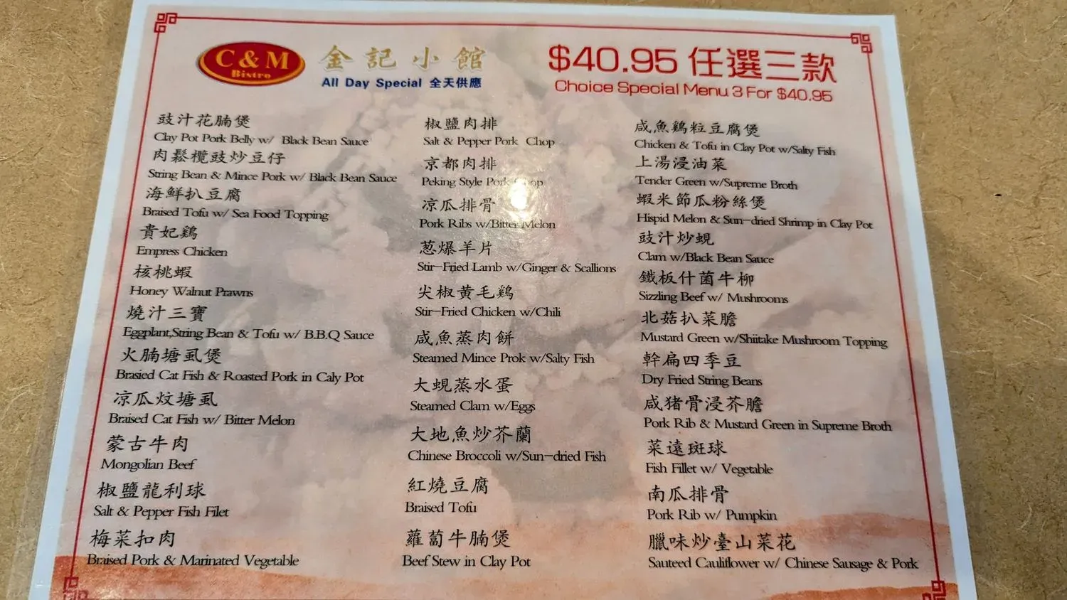 Menu 4