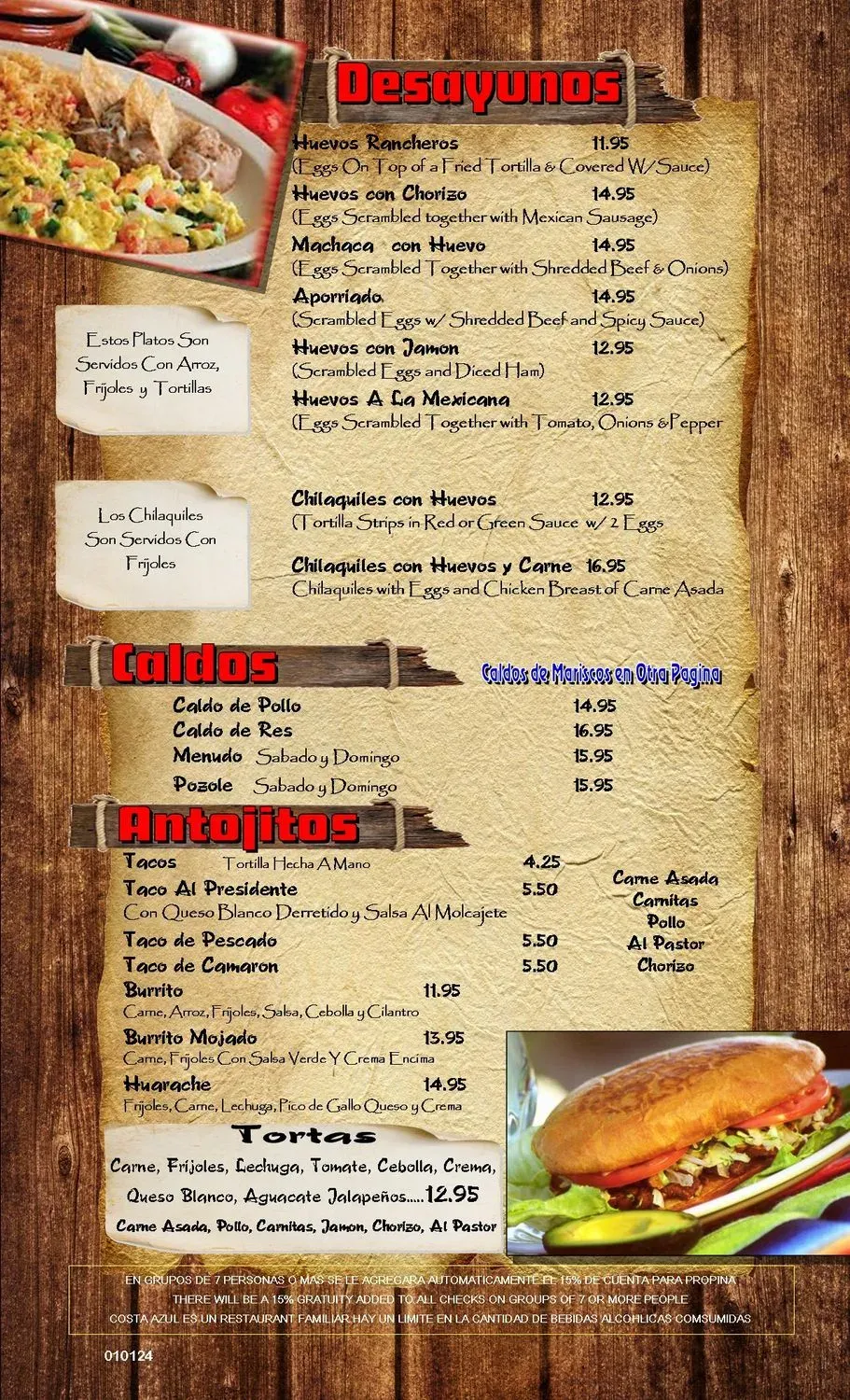 Menu 5