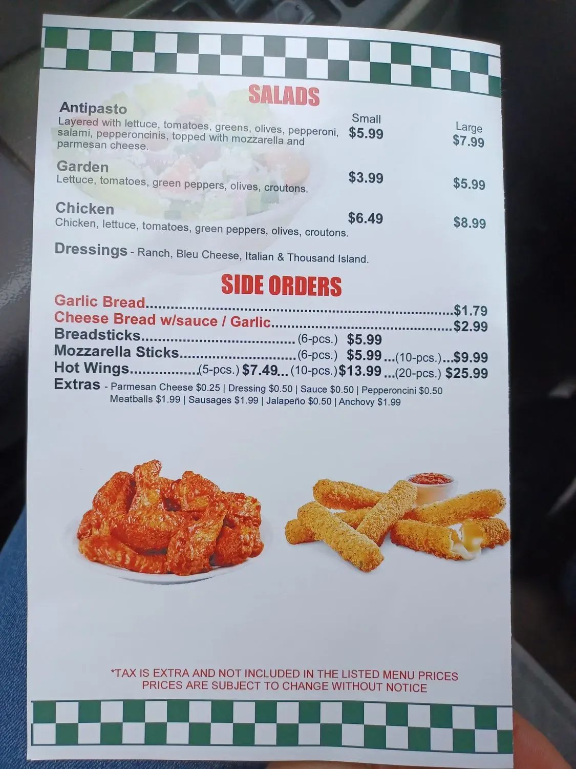 Menu 6