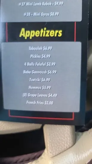 Menu 5