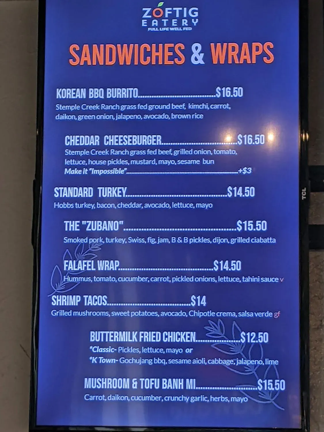 Menu 2