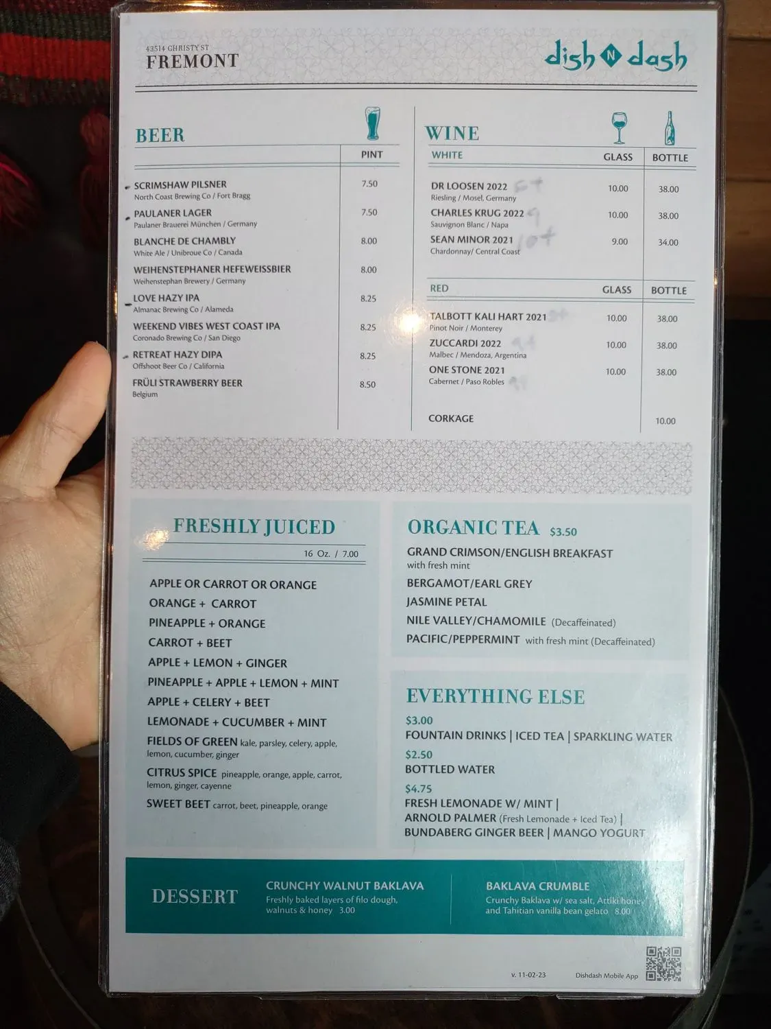 Menu 6