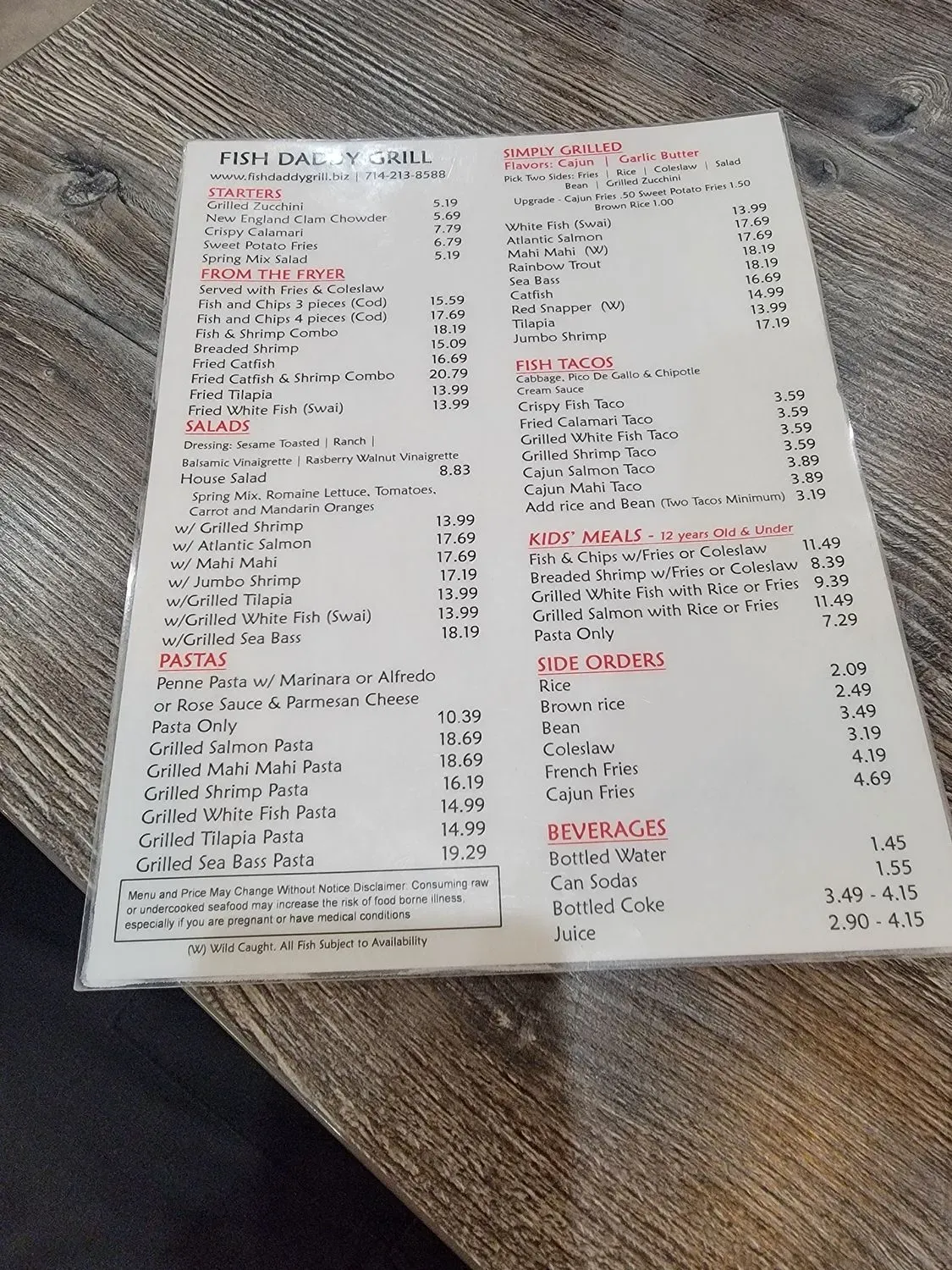 Menu 6