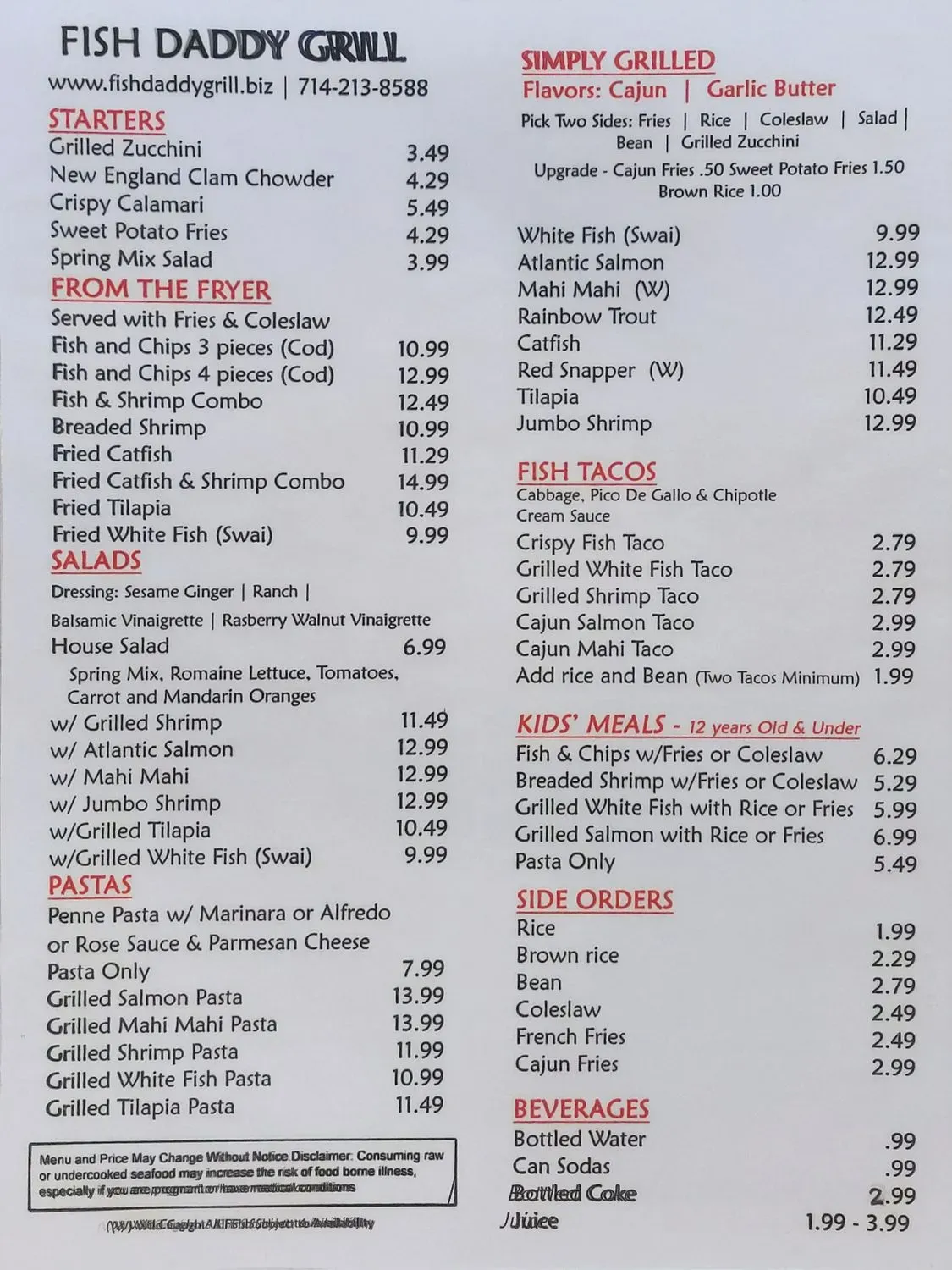 Menu 2