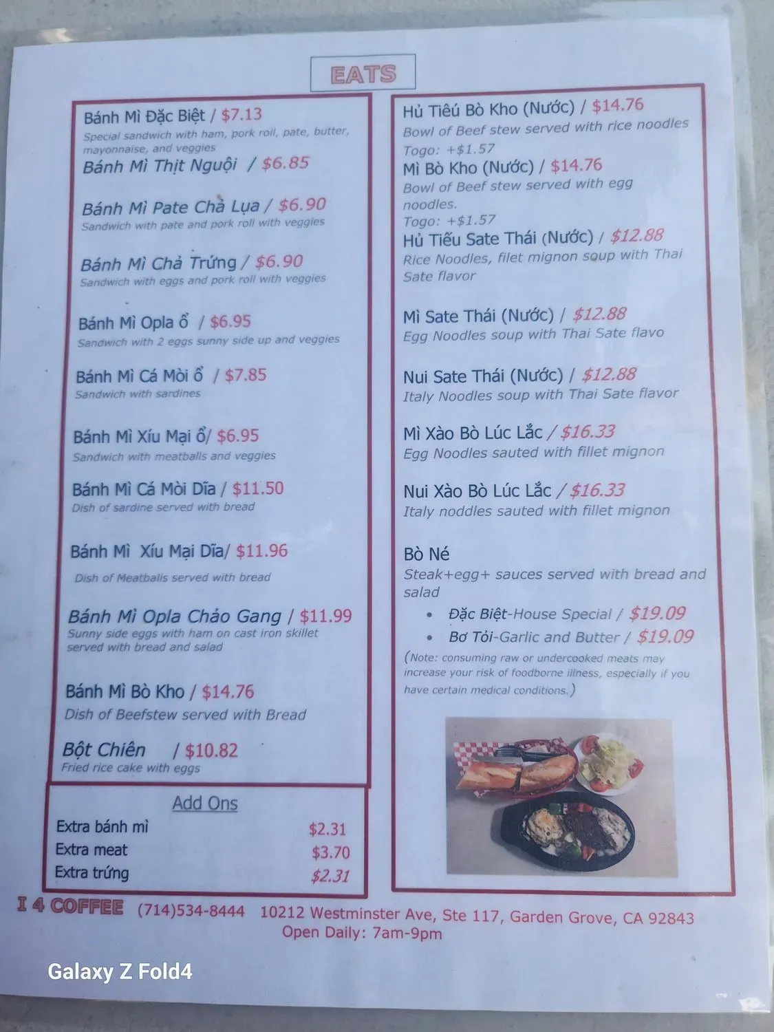 Menu 3