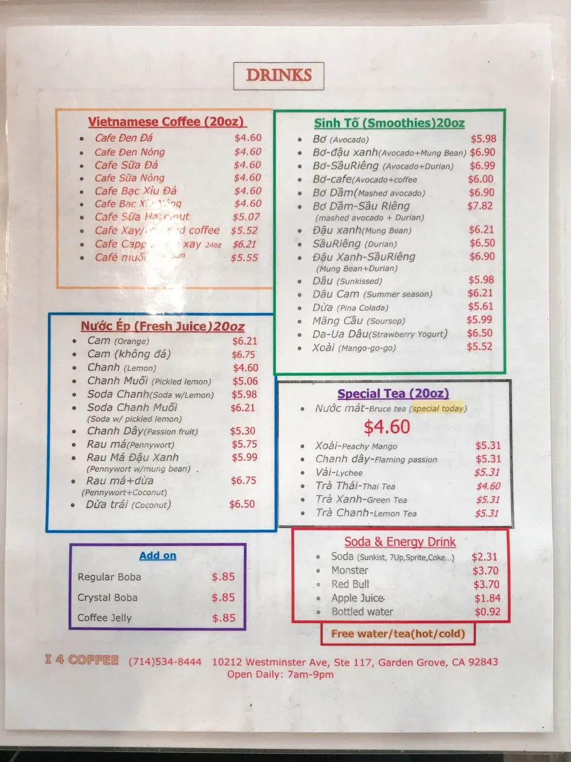 Menu 2