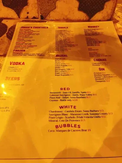 Menu 2