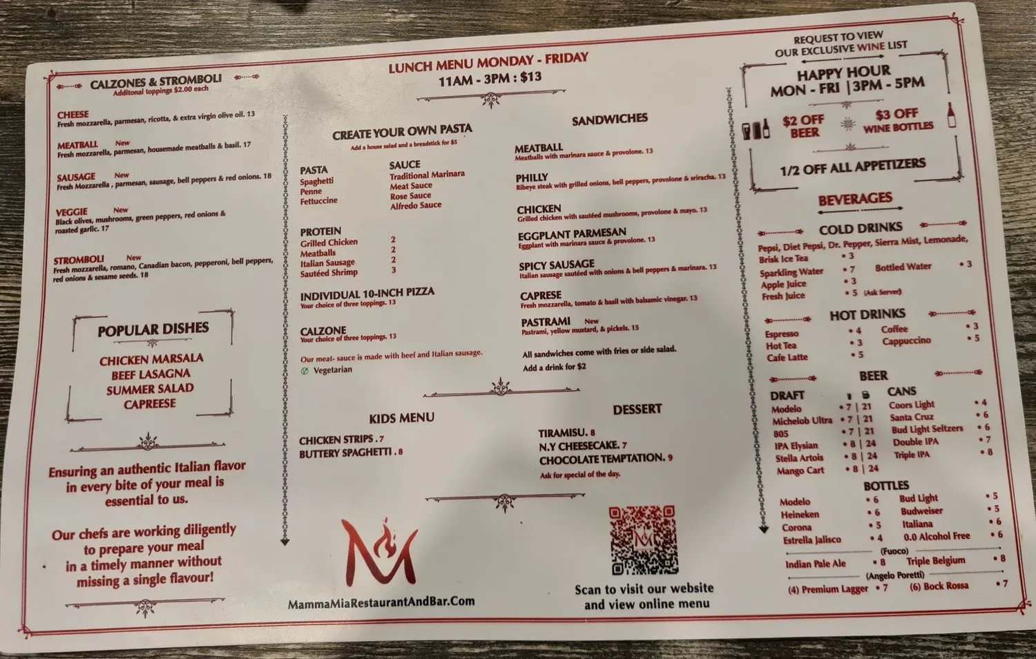 Menu 5