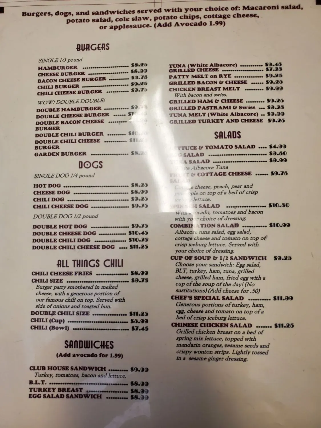 Menu 3