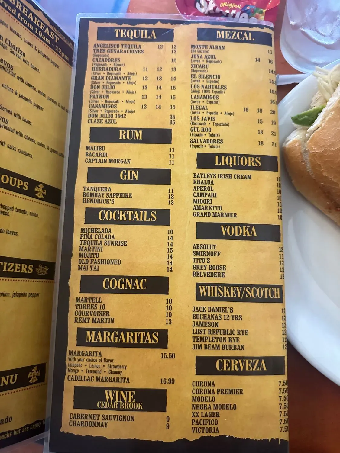 Menu 6