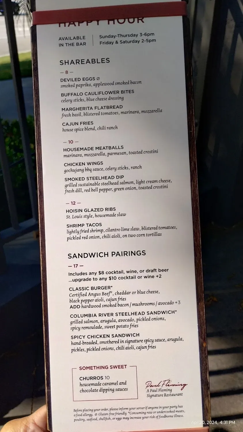 Menu 5