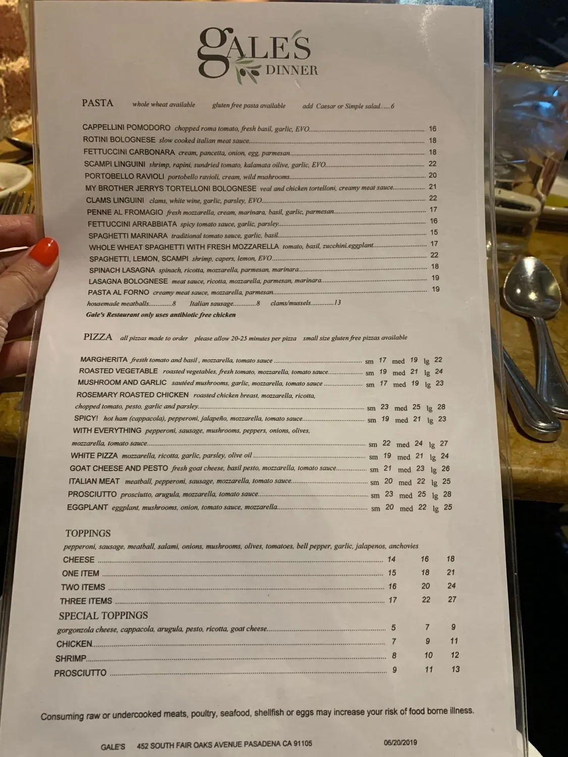 Menu 6