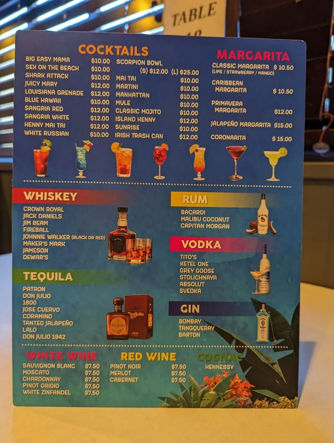 Menu 6