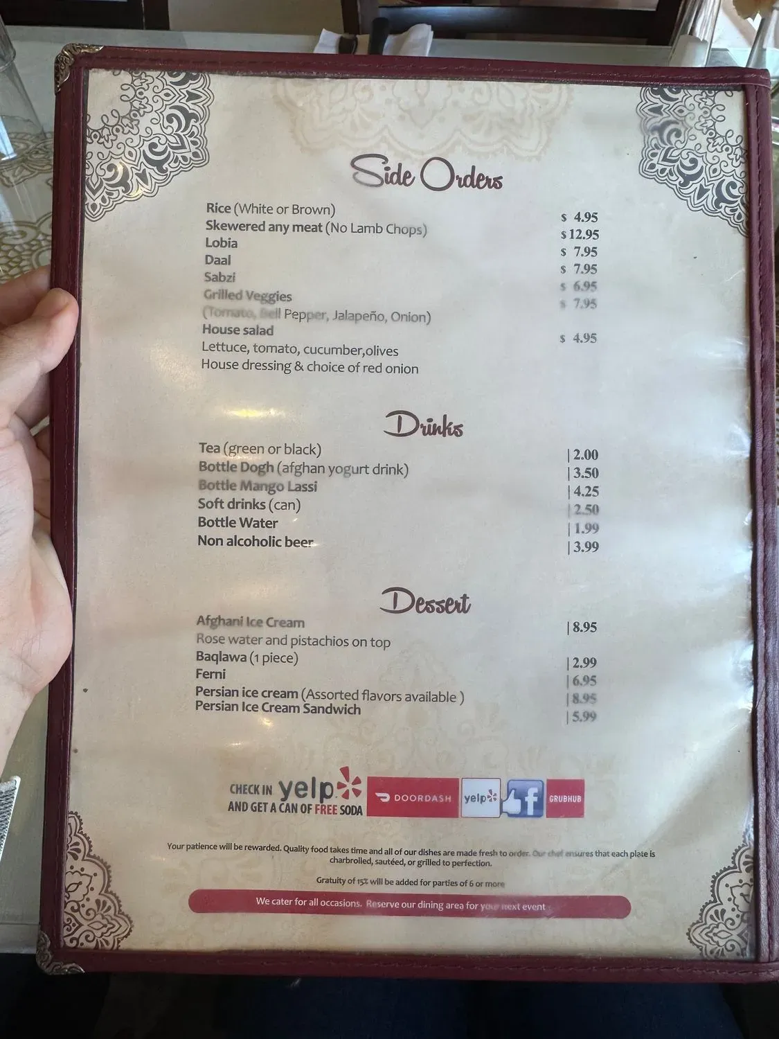 Menu 6