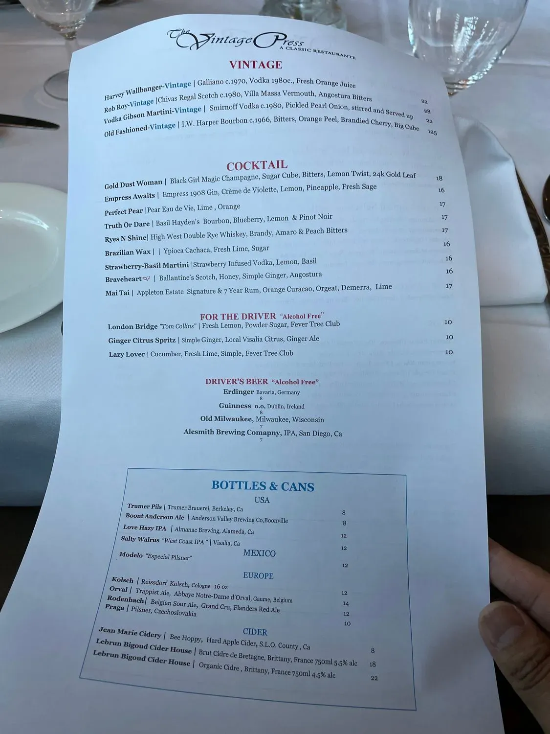 Menu 6