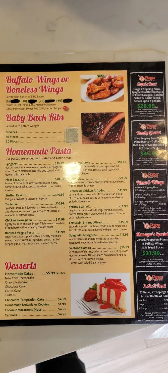 Menu 5