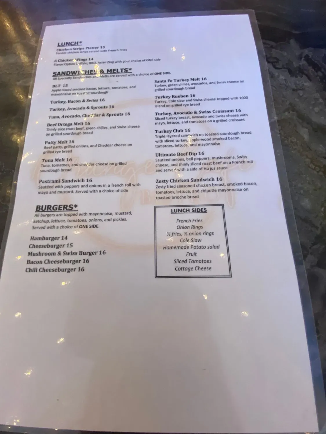 Menu 5