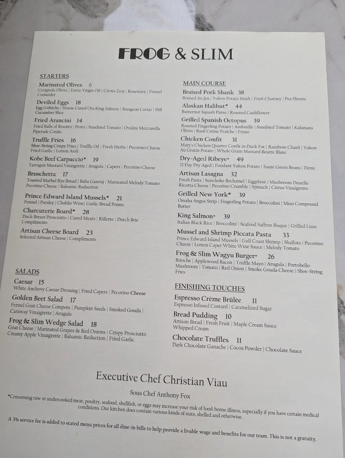 Menu 2