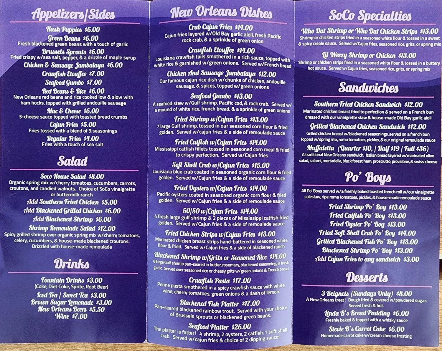 Menu 3