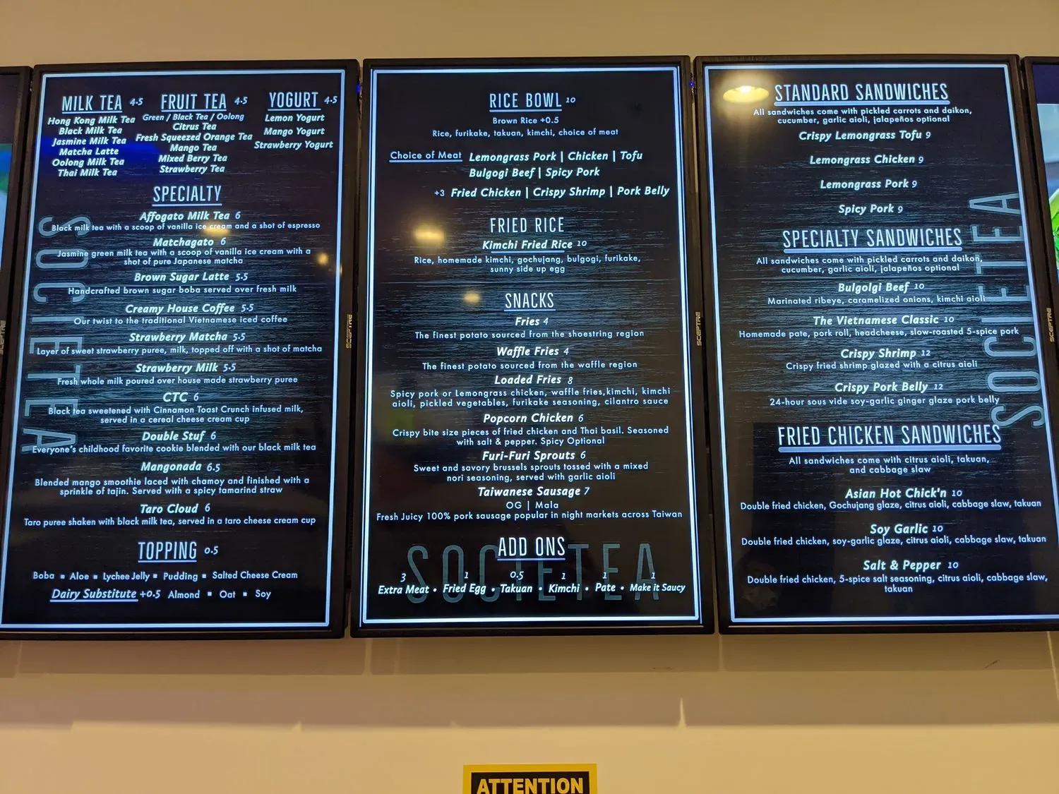 Menu 3