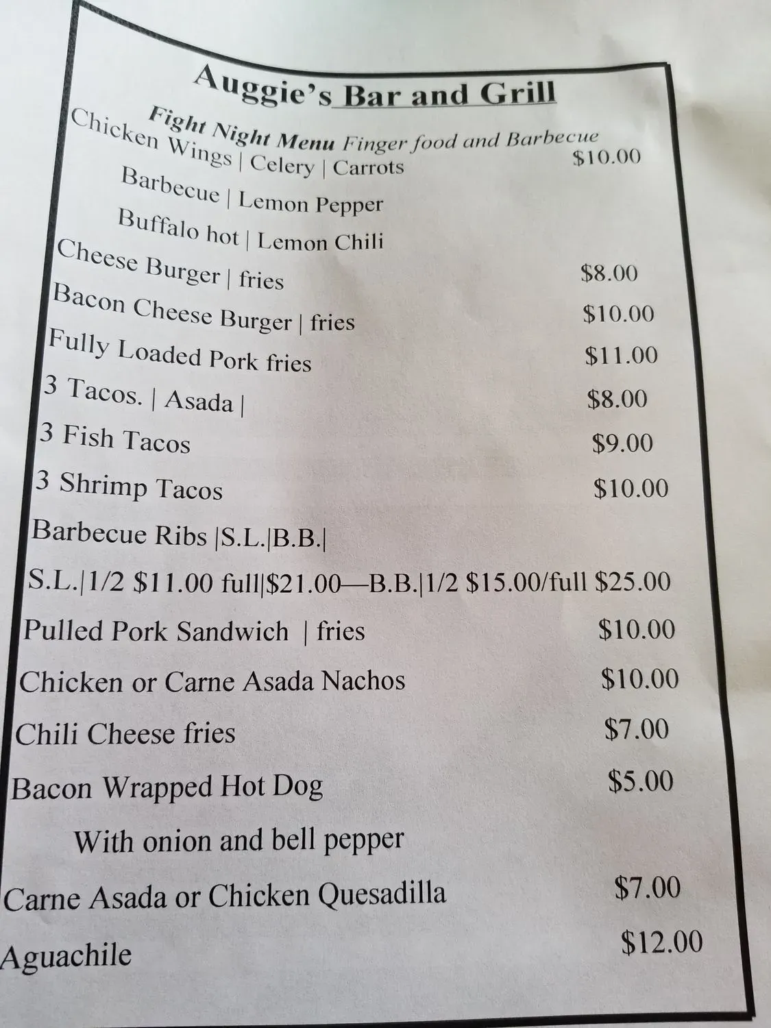 Menu 3