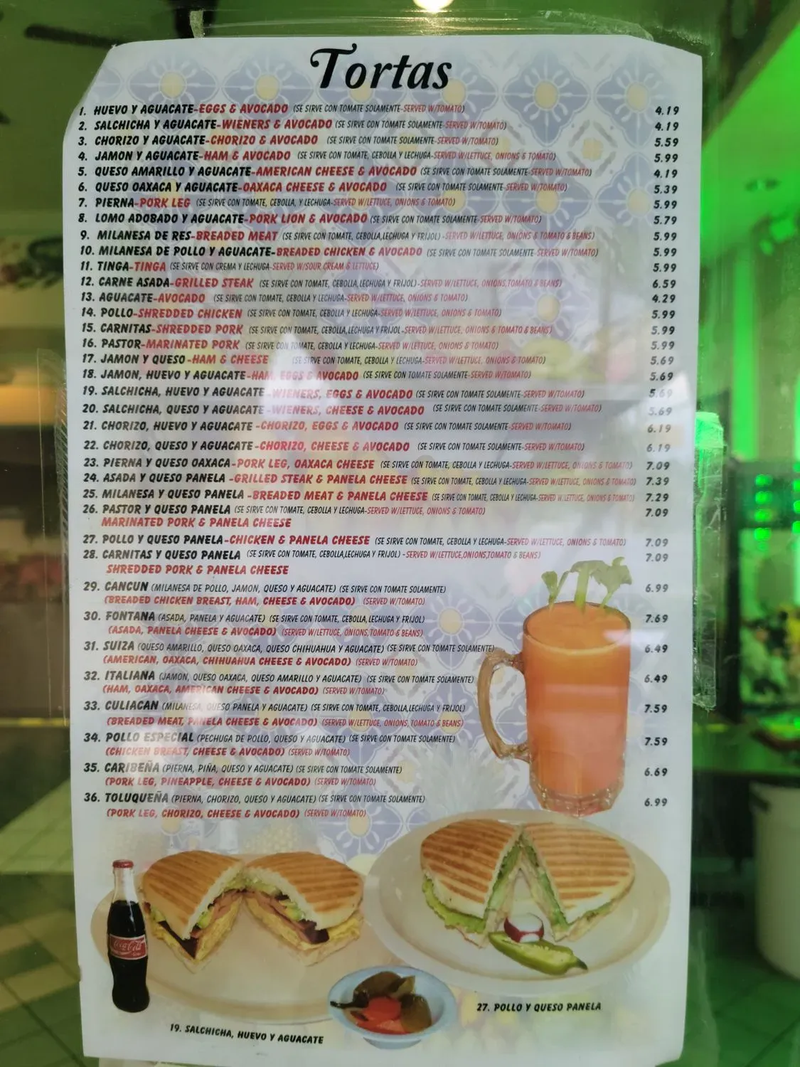 Menu 4