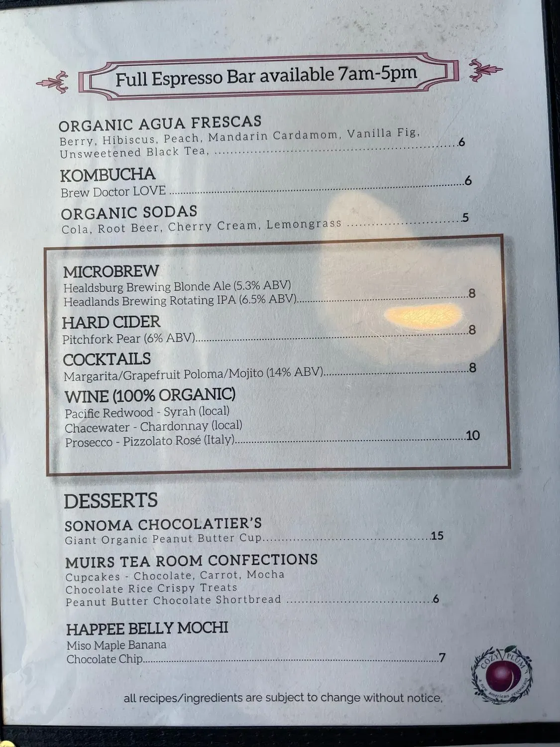 Menu 3