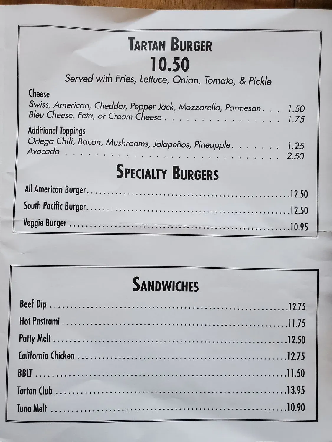 Menu 3