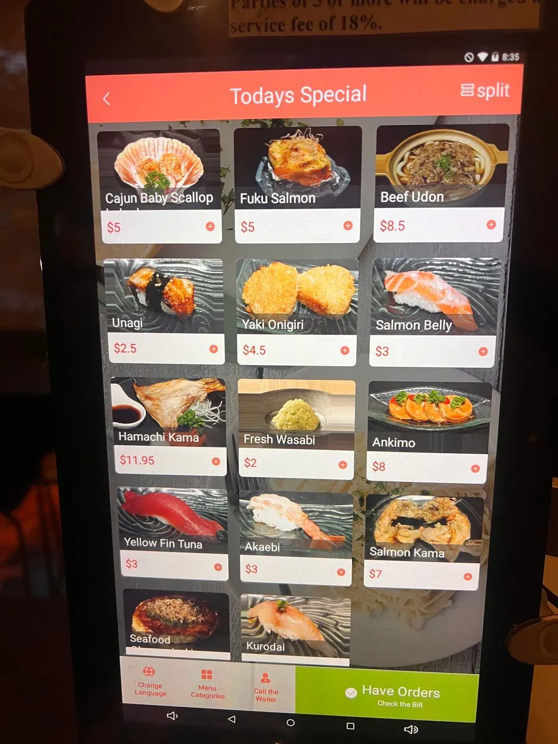 Menu 3