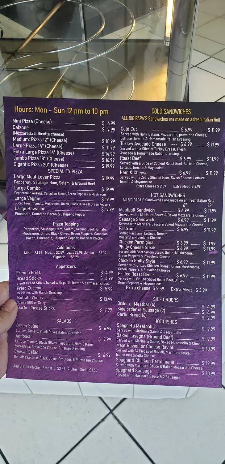 Menu 4