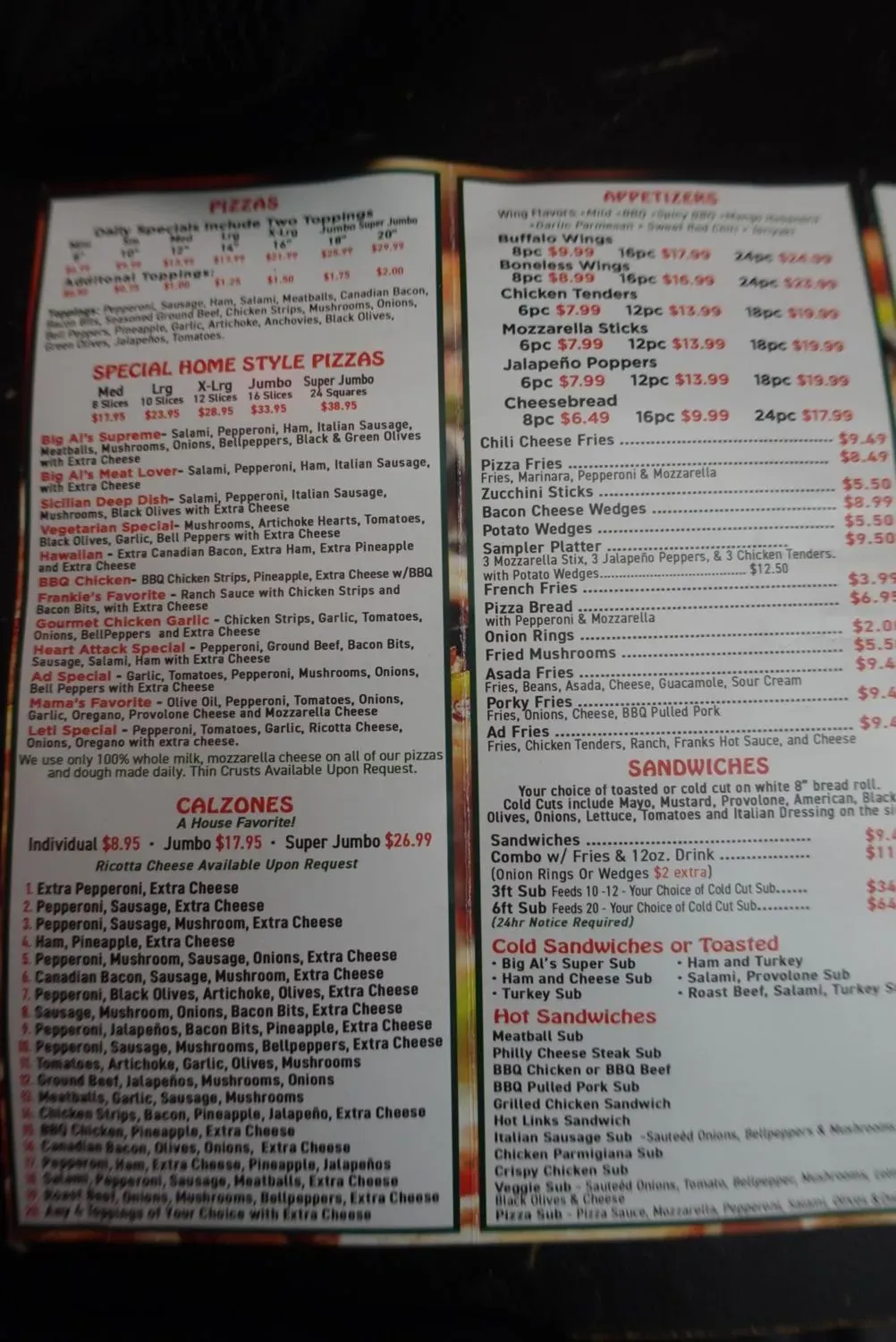 Menu 2