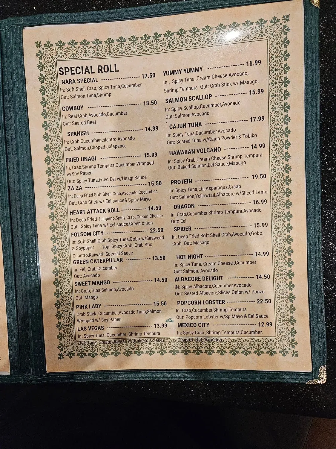 Menu 6