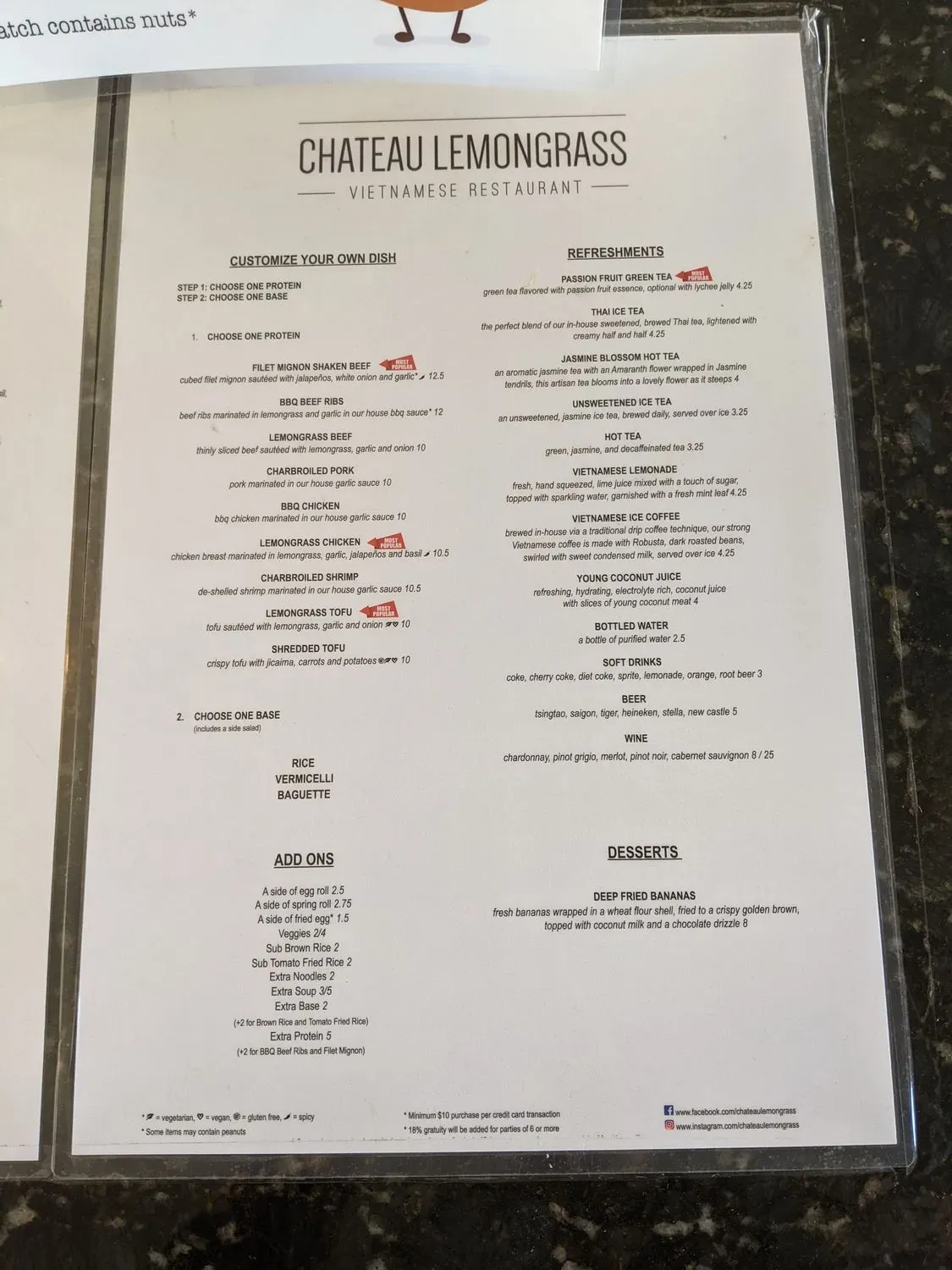 Menu 6