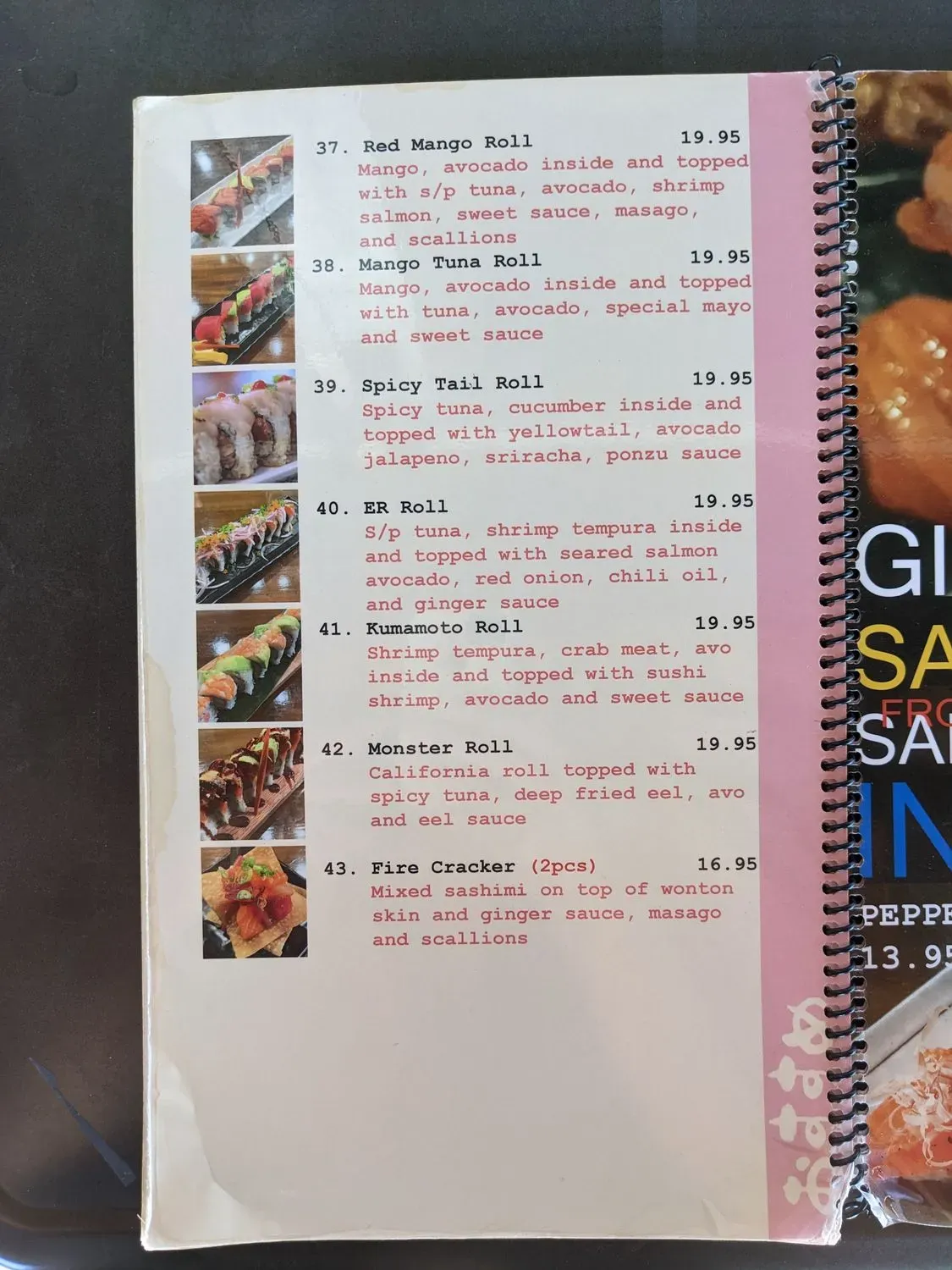 Menu 4