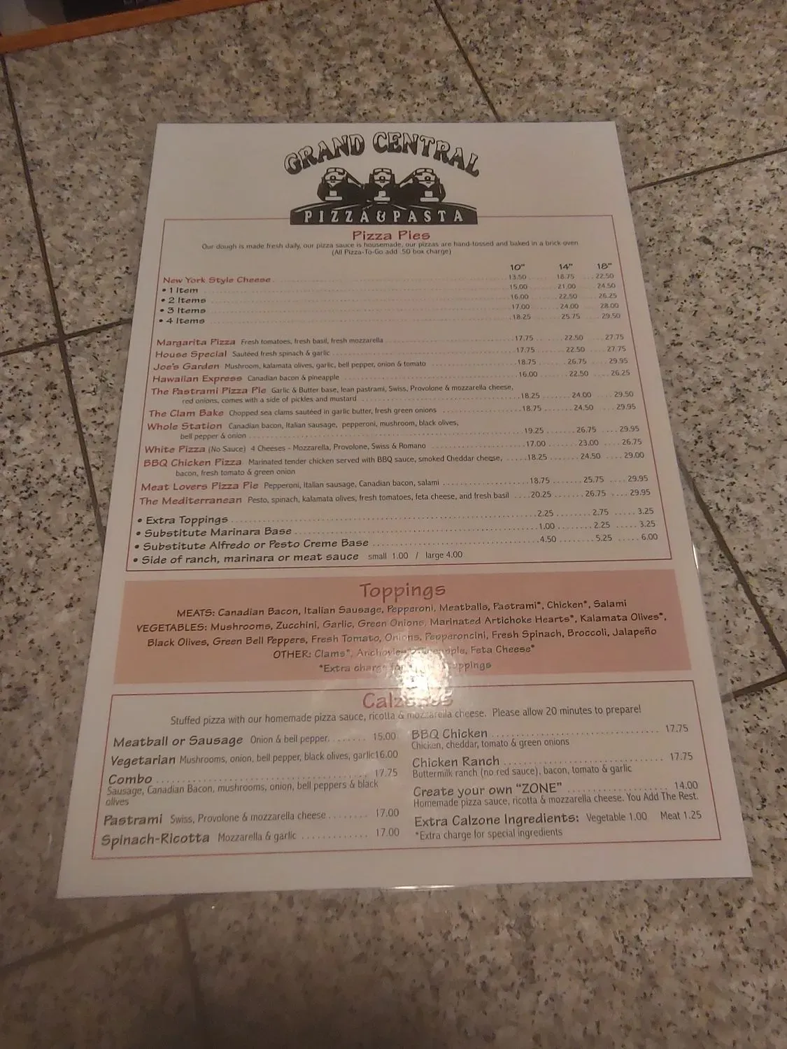 Menu 3