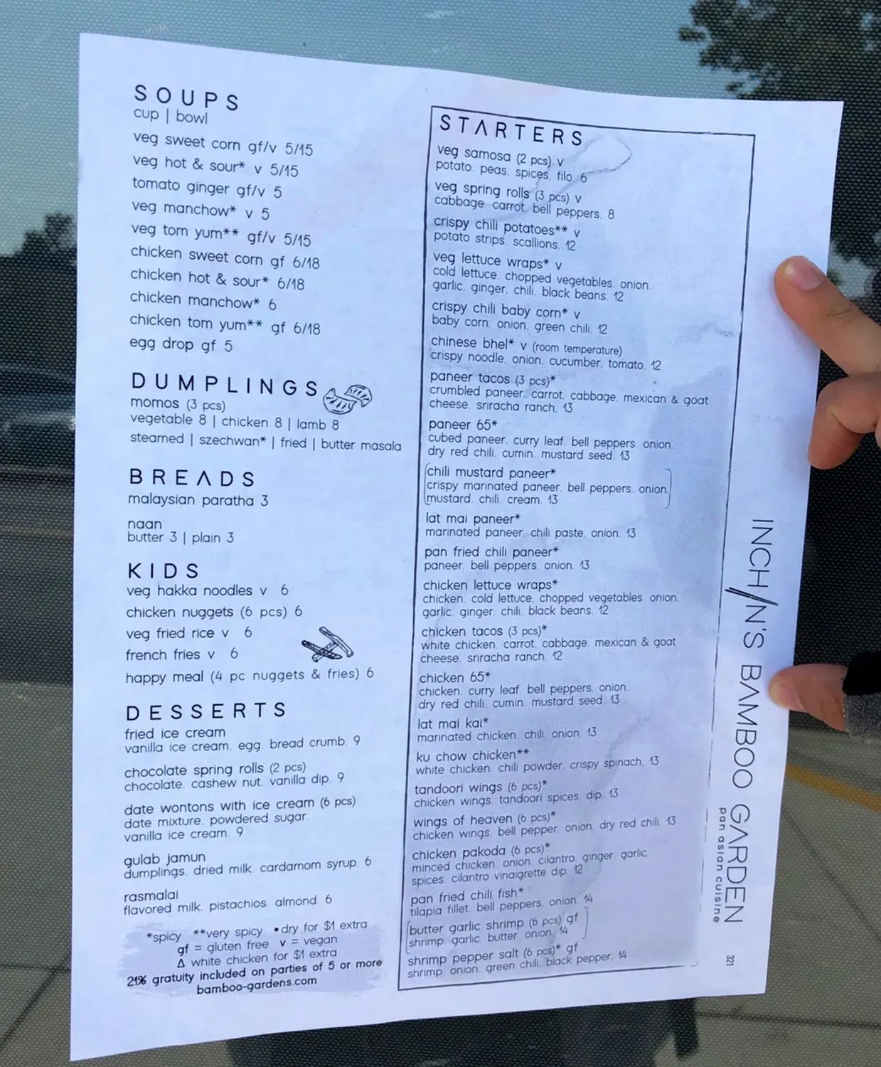 Menu 5